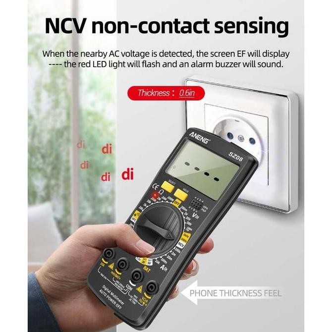 . ANENG SZ08 Digital Multimeter Multitester Avometer Voltage Tester