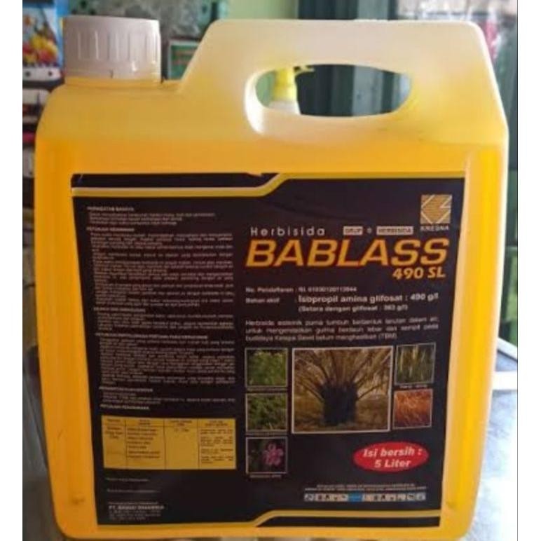 TERLARIS Herbisida Sistemik BABLASS Tanggung 490 SL - 5 Liter Siap kirim