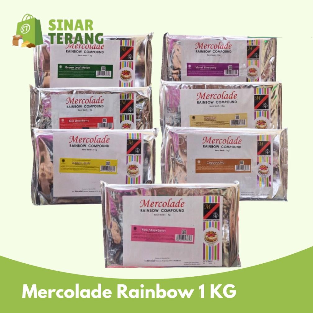 

Coklat Mercolade Warna Rasa Rainbow 1 KG VIA JNE / NINJA / DLL