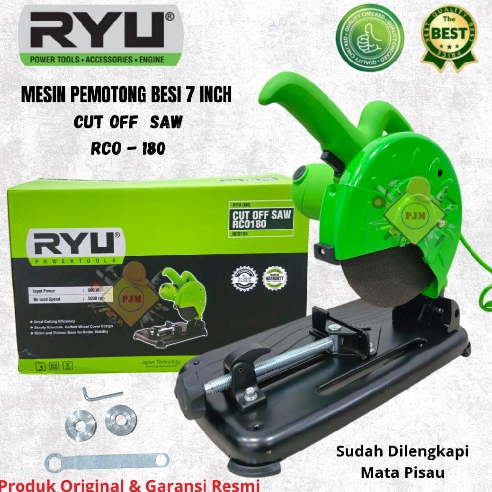 TERLARIS Tekiro Ryu Cut Off Cutting Wheel Chop Saw / Mesin Pemotong Besi 7 Inch Siap kirim
