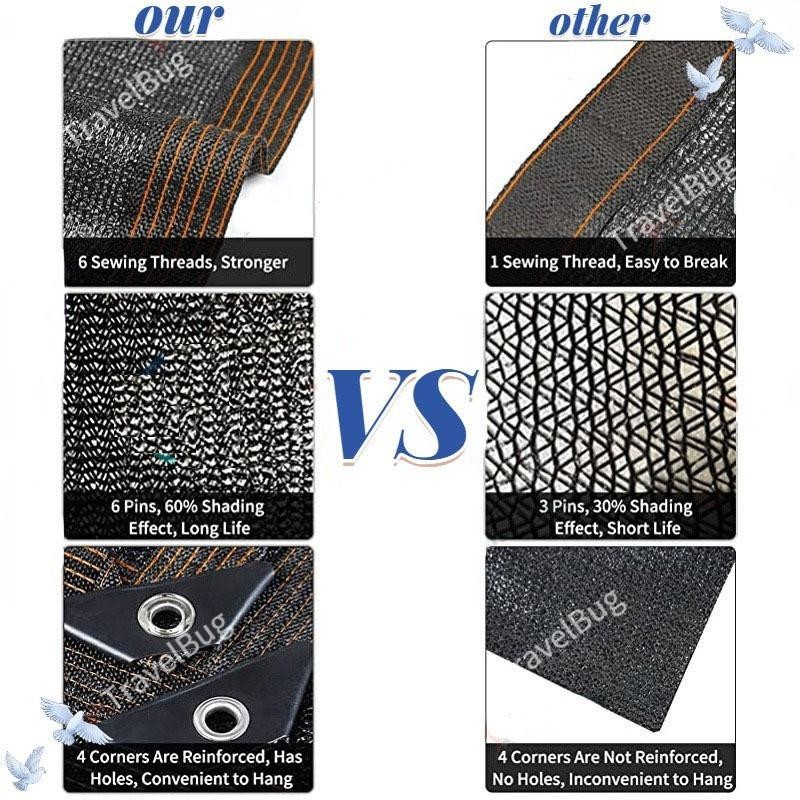 Paranet 95% Anti Uv Hujan Sun Shade Net Paranet Shading Net Jaring Paranet/ Garden Sunshade Net Jari