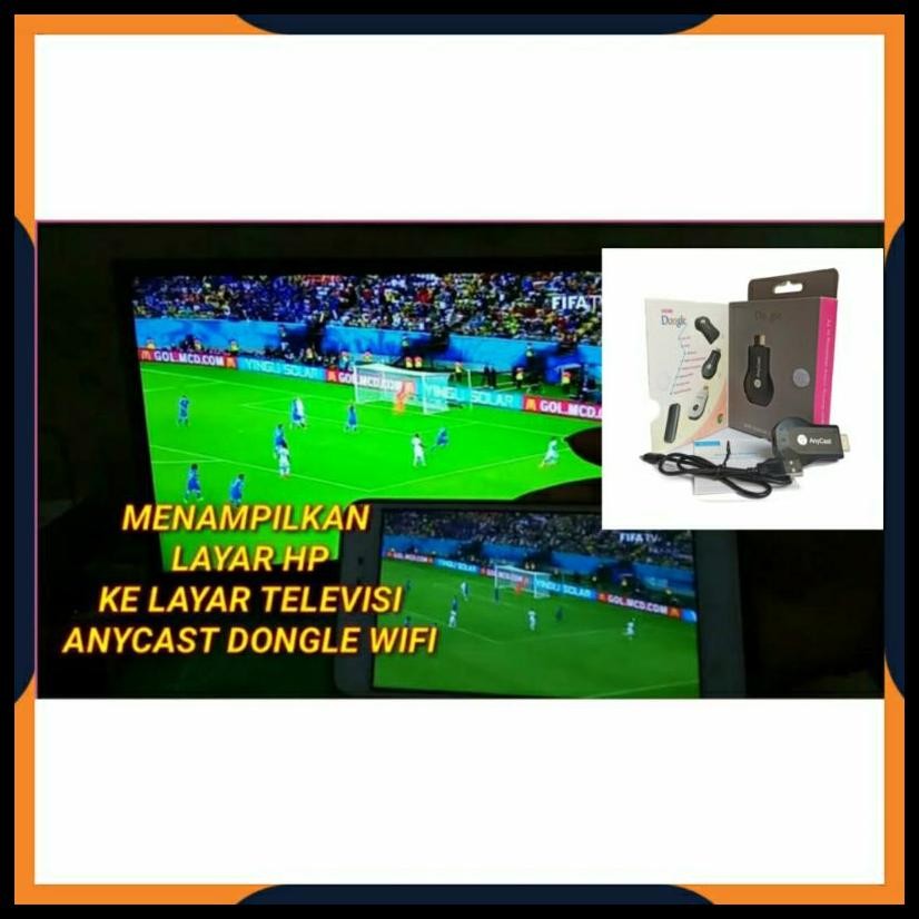 ANYCAST DONGLE SCREEN MIRRORING / ALAT PENYAMBUNG HP KE TV + SAMBUNGAN KABEL HDTV EXTENSION / MIRACA