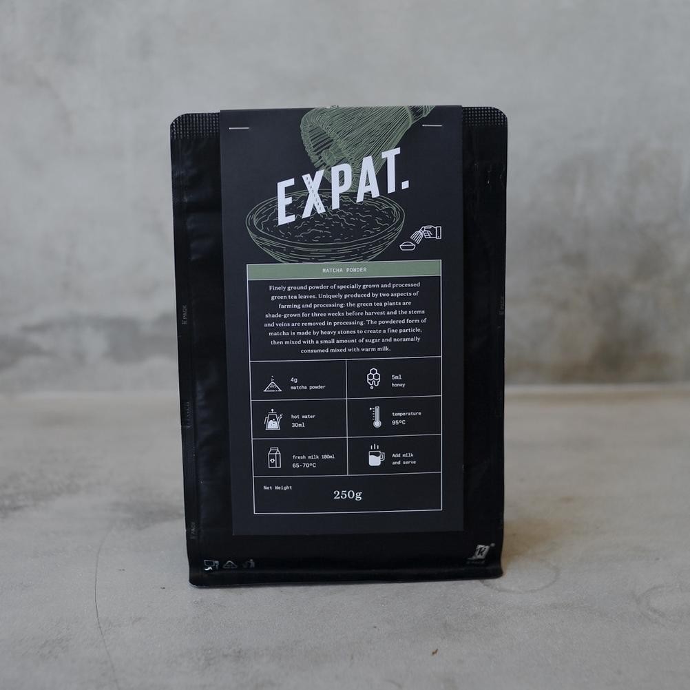 

Expat Roasters Matcha Powder 250 Gr | Bubuk Minuman Matcha Green Tea | Teh Hijau (Baru)