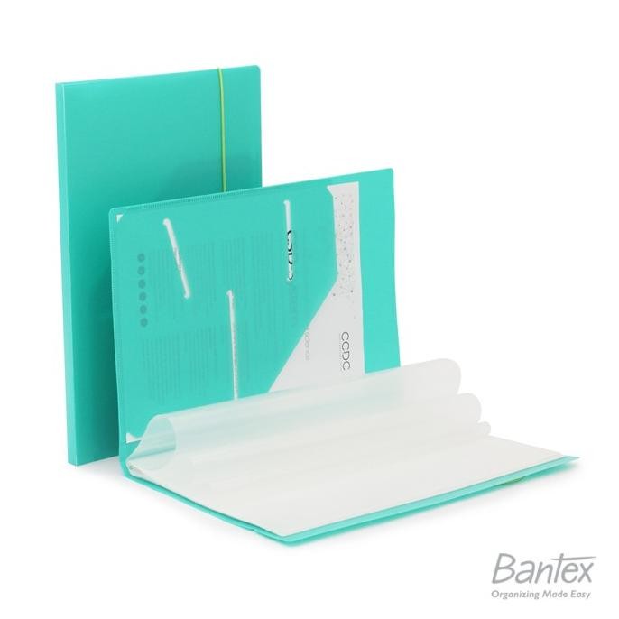 

READY STOK Bantex Clear Holder Display Book Tali F4 20 pocket Turquoise 3123 22 Siap kirim