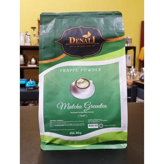 

Denali Frappe Powder Matcha Green Tea 800 Gr Bubuk Perasa Teh Hijau (Baru)