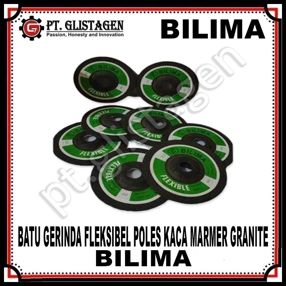 BILIMA BATU GERINDA FLEKSIBEL POLES KACA MARMER, GRANIT 4" (ORIGINAL)