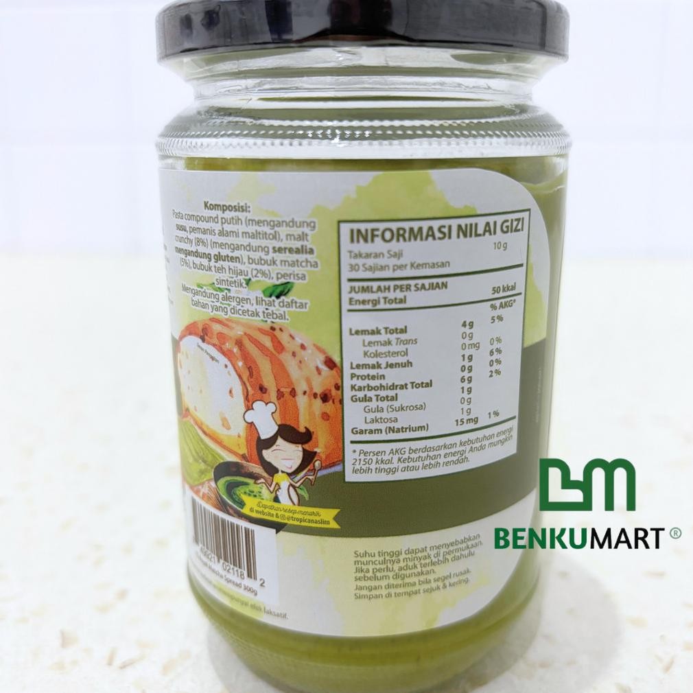 

Tropicana Slim Royal Matcha Spread 300 Gram - Selai Matcha Bebas Gula Pasir | Halal (Baru)