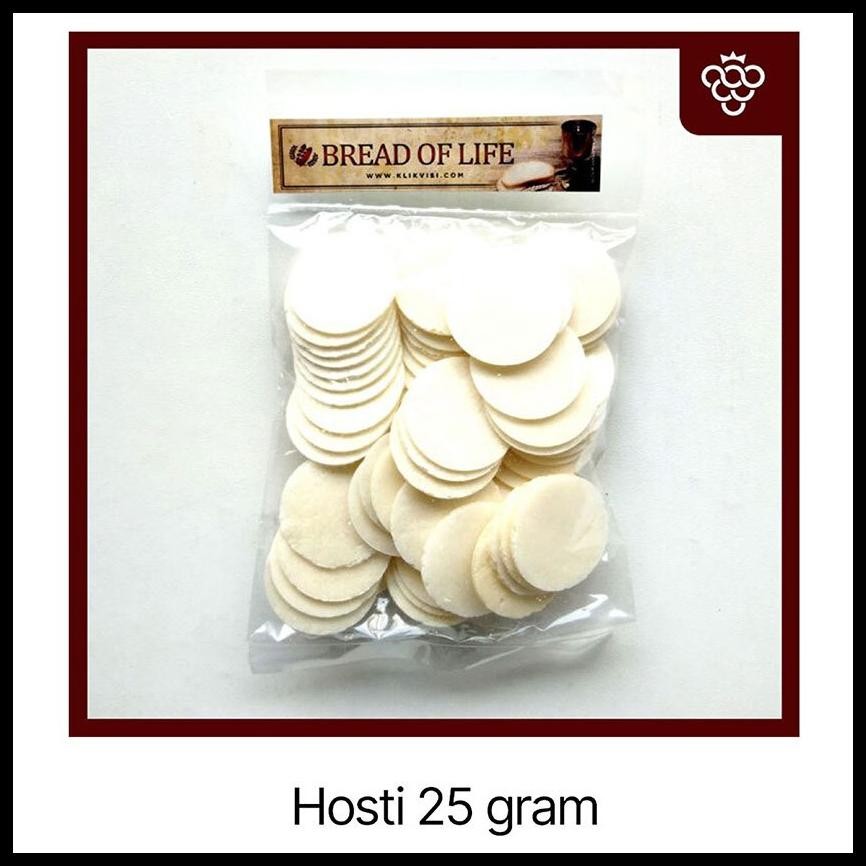 

ROTI PERJAMUAN KUDUS - HOSTI POLOS KEMASAN 25 GR