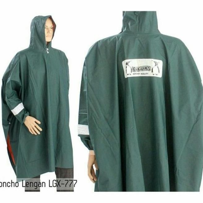 Original Mantel/Mantol/Jas Hujan Poncho Kelelawar/Jas Hujan Merk Penguin'S Ori