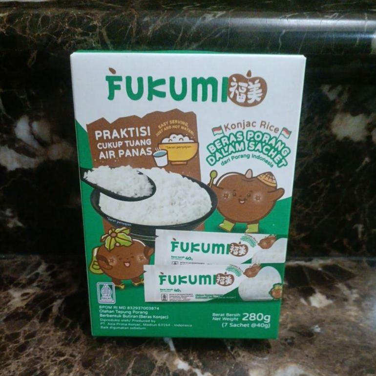 

Fukumi Beras Porang 1 Box Isi 7 Sachet Khusus Instan Kurir