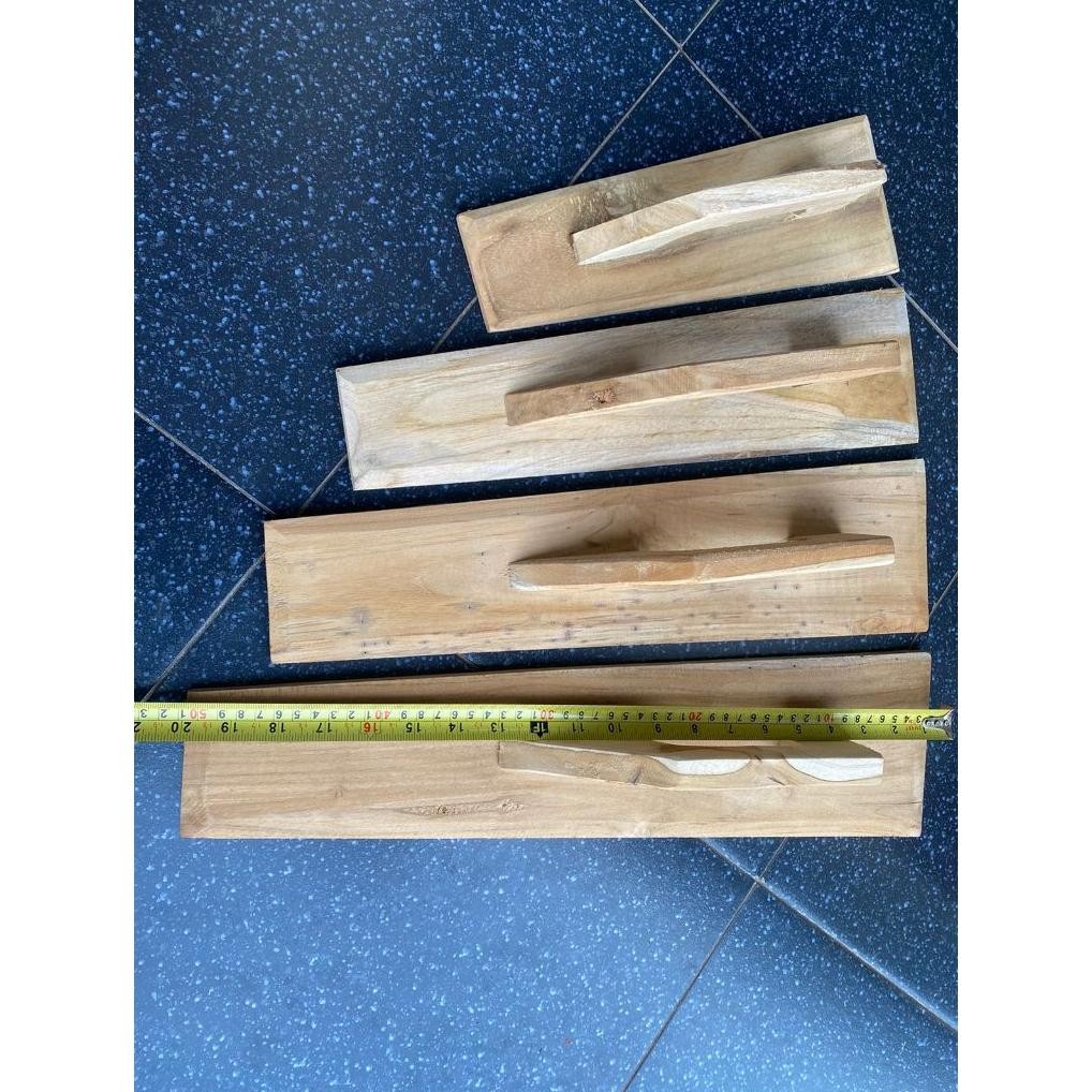 Kualitas Terbaik Raskam Kayu Jati Asli Trowel Penghalus Lepan Gosokan Semen