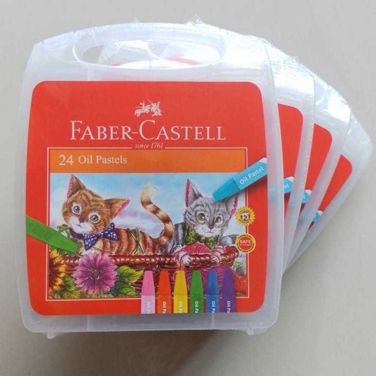 

Crayon Oil Pastel Faber Castell 24 Warna Ekonomis ( Set ) [ Original ] ( Free Bubble & Dus )