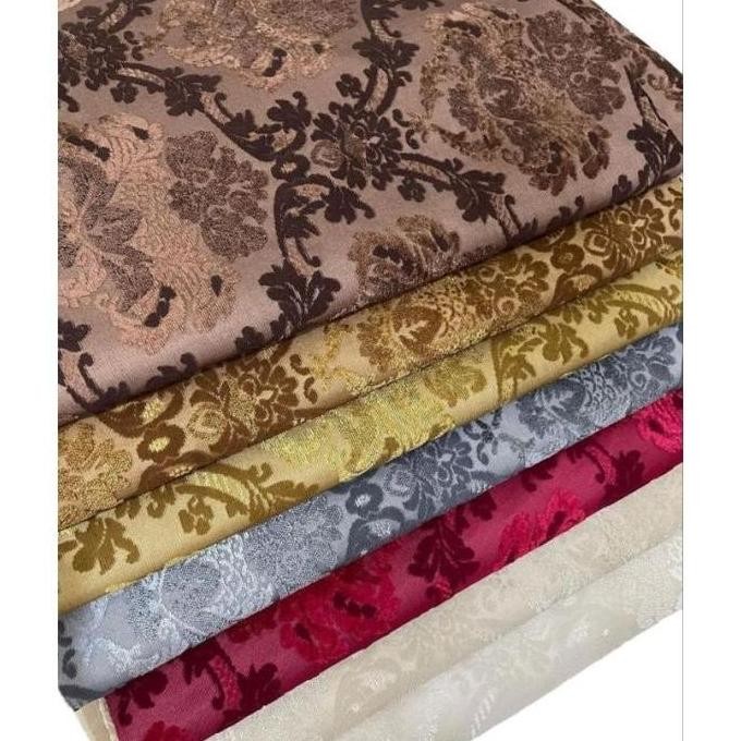 DAMASK/BAHAN BELUDRU/BLUDRU/BAHAN SOFA IMPORT/KAIN SOFA MOTIF