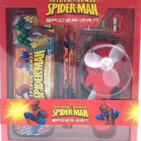 

STUDY SET STATIONERY PENCIL CASE SET ALAT TULIS SEKOLAH KARAKTER MOTIF SPIDERMAN/LITTLE PONY 8033