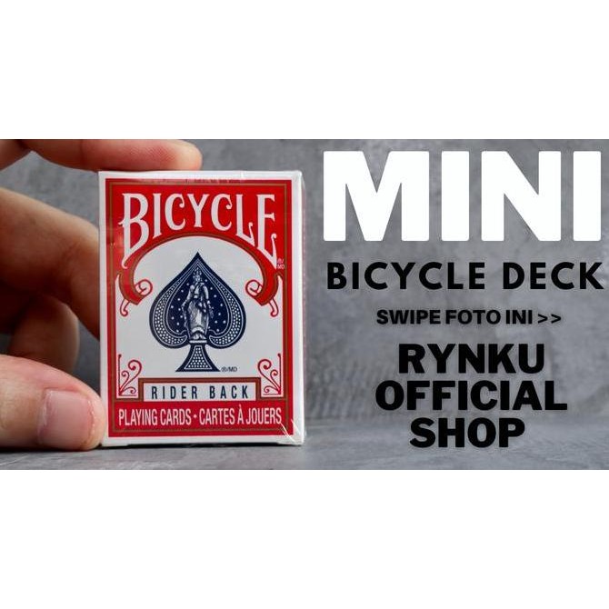 KARTU REMI BICYCLE MINI PLAYING CARDS - KARTU REMI UKURAN KECIL