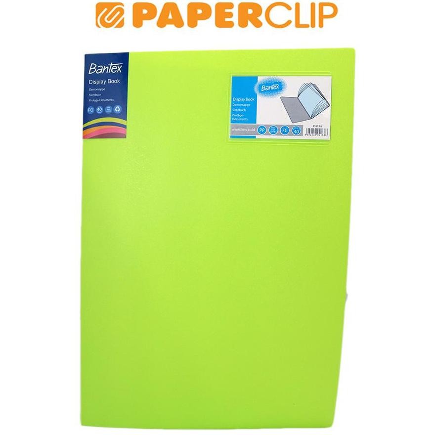 

READY STOK DISPLAY BOOKS / CLEAR HOLDER BANTEX 3185 F4/40 65 LIME Siap kirim