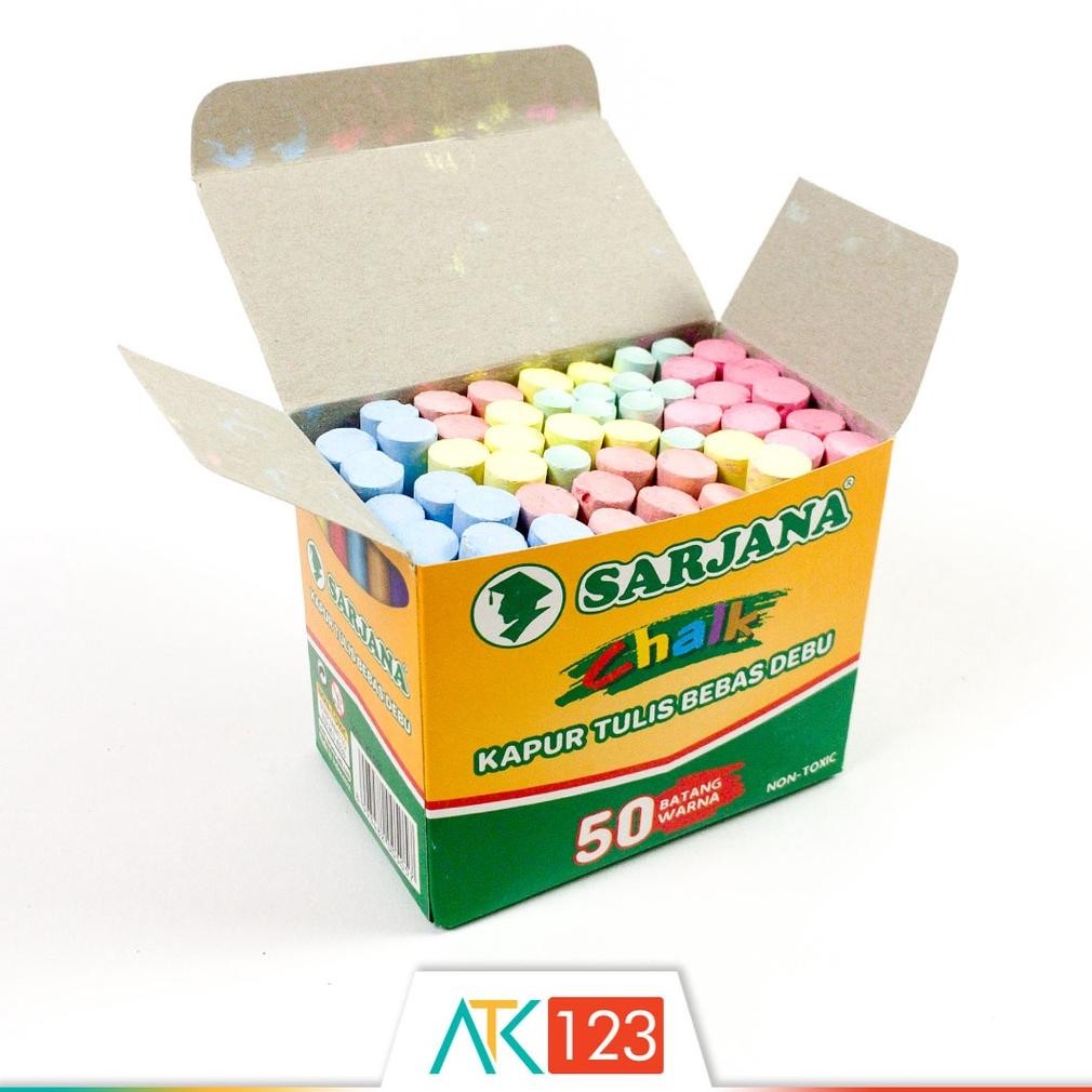 

Termurah Kapur Tulis Warna Sarjana Cii 505 Isi 50 Batang Bahan Terbaik