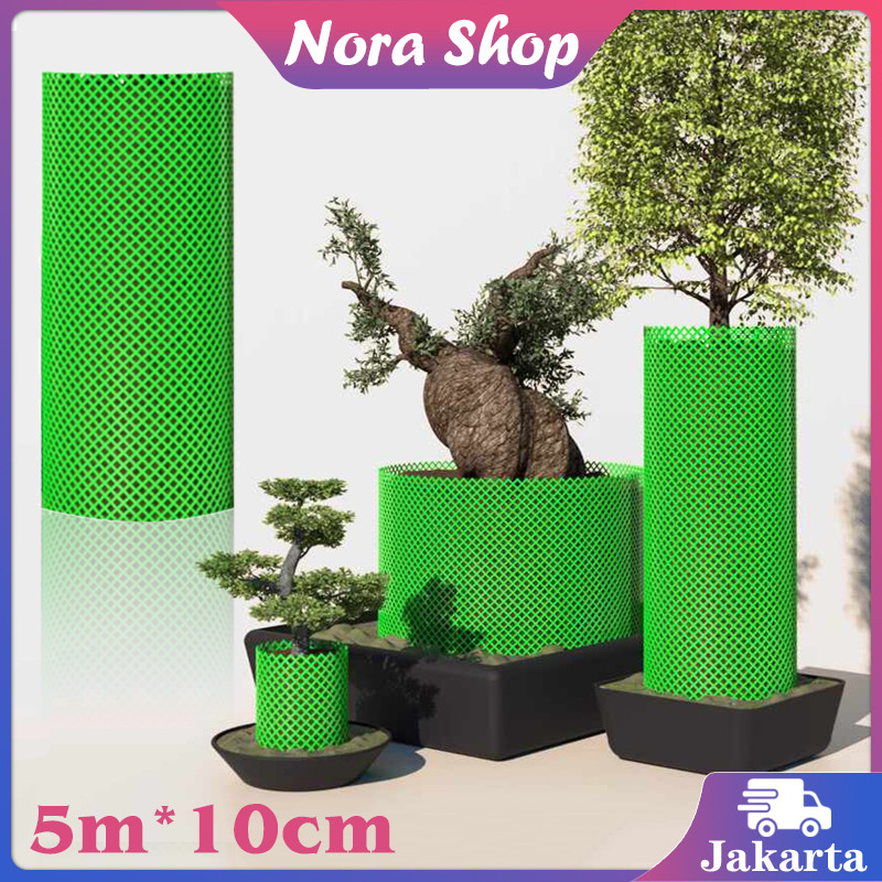 Jaring Plastik Tinggi Tanaman Hijau Waring Plastik Tinggi Tanaman Pot