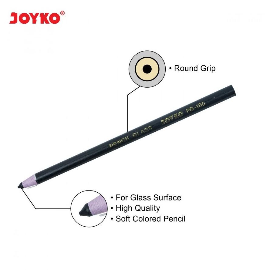 

Cod Pencil Glass Joyko Pg-100 / Pensil Kaca Joyko Pg-100/ Pensil Bis Joyko Pg-100 Premium