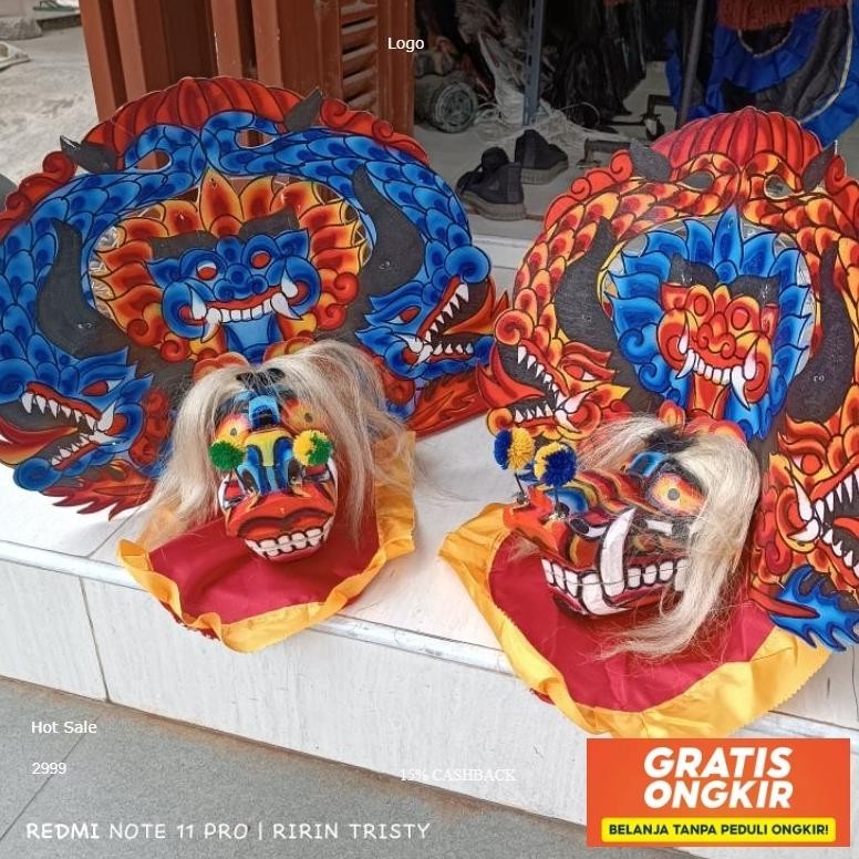 Barongan Anak Ukir Ukuran 13/Barongan Anak Murah Original