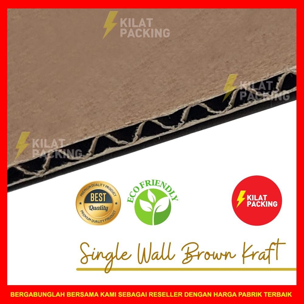 

Kardus Packing Rusfet / Dus Karton Box Packing / Box Kardus Baru Coklat Polos Satuan - 10 X 10 X 8