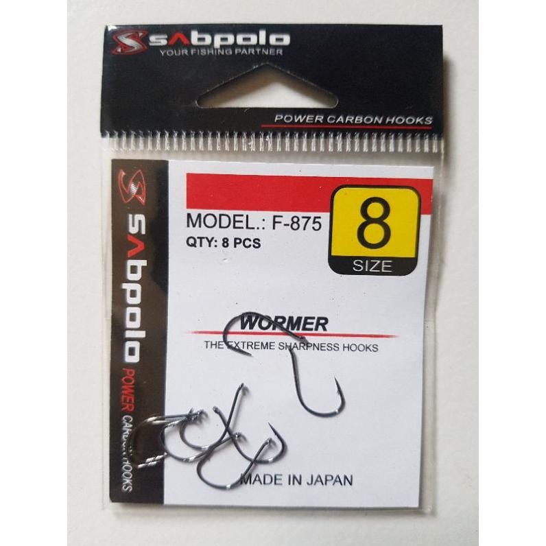 Termurah Kail Pancing/Mata Pancing Sabpolo Wormer Tipis,Kuat Dan Tajam Kailp000G