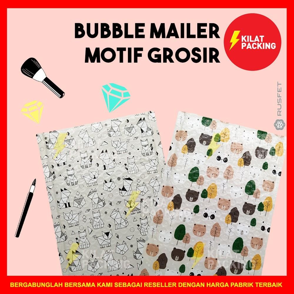 

Amplop Bubble Murah | Bubble Mailer | Polybubble Rusfet Murah Motif Animal Dan Glow