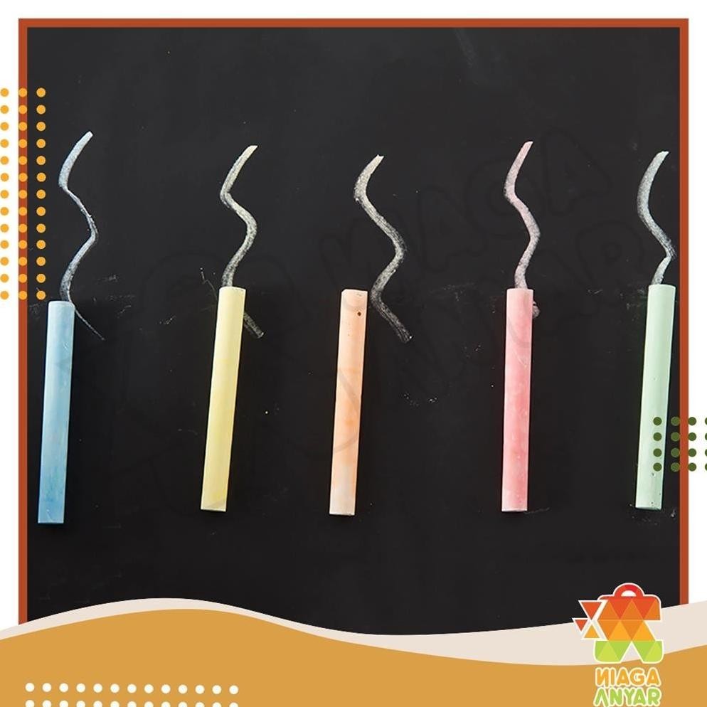 Promo Na Sarjana Kapur Tulis Putih Isi 50 Batang / Kapur Tulis Warna Sarjana / Kapur Papan Tulis Sar