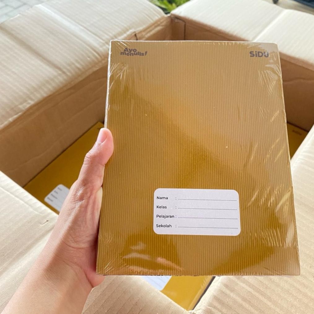 

Eksklusif (10Pcs) Buku Tulis Sidu / Buku Catatan Sekolah / Buku Tulis Kraft Sinar Dunia 40 Lembar