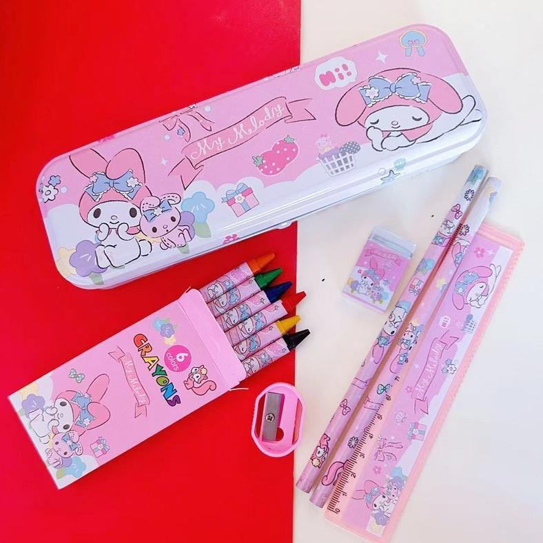 

Mudah T&Y Paket Alat Tulis Set 7 In 1 Karakter Kartun Alat Tulis Set Stationery 7In1 Anak Sekolah Penghapus Pengaris Kotak Pensil Penggaris Crayon