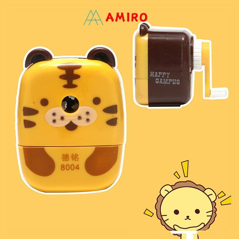 

Tersedia Sekarang Serutan Meja Karakter Animal Lucu / Rautan Putar Mini Hewan Harimau Panda