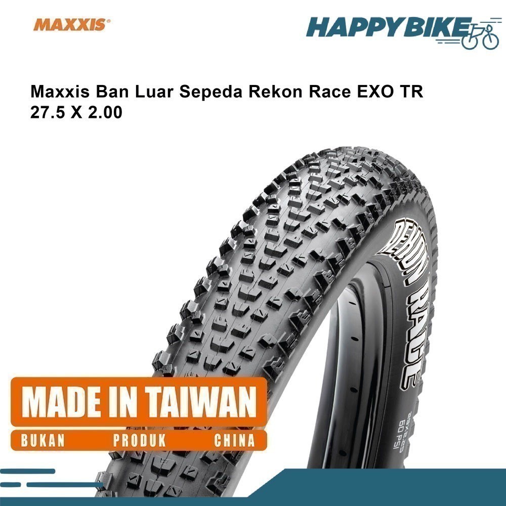 MAXXIS Tire Ban Luar Sepeda MTB Cross Country Rekon Race 27.5 x 2.00 Exo TR