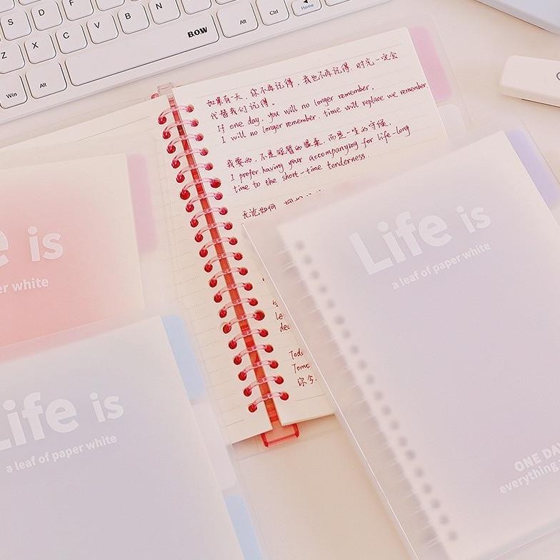 

Praktis Buku Binder A5 B5 / Notebook Aesthetic Korea Besar / Buku Jurnal / Buku Catatan Lucu / Sampul Buku Aesthetic / Loose Leaf Notebook Notepad / Buku Tulis Sekolah / Alat Tulis Stationery Siswa University