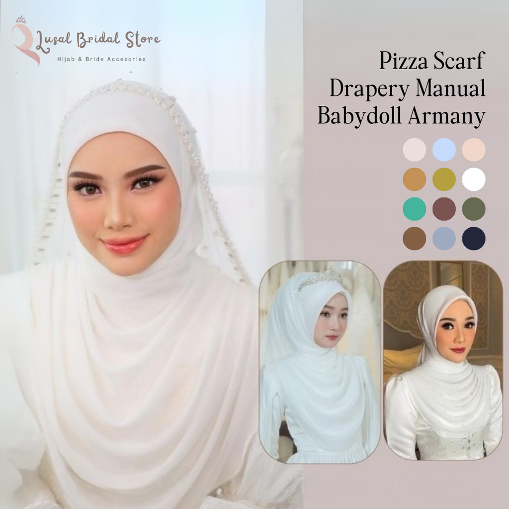 Pizza Scarf Drapery Manual Babydoll Armany