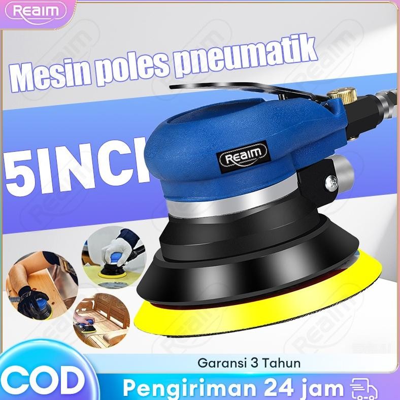 NEW Reaim Air Orbital Sander Air Sander 5inch Sander Orbital Orbital Sander Dewalt Air Sander Amplas