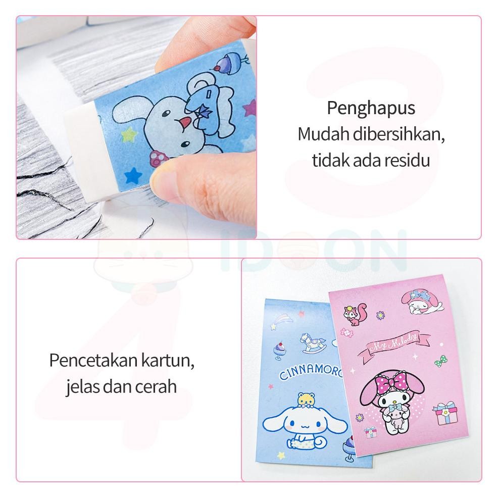 

Berkualitas Idoon 6In1 Alat Tulis Set Karakter Kotak Pensil Anak Lucu