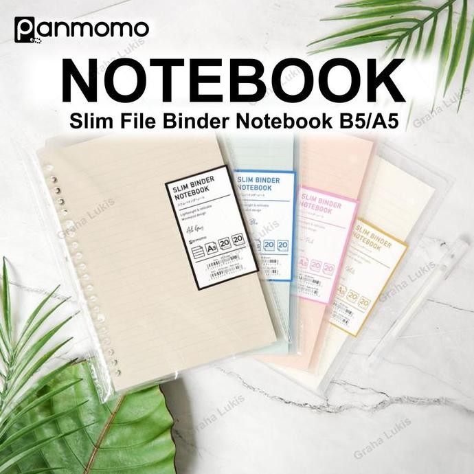 

SALE Slim File Binder Notebook A5 / B5
