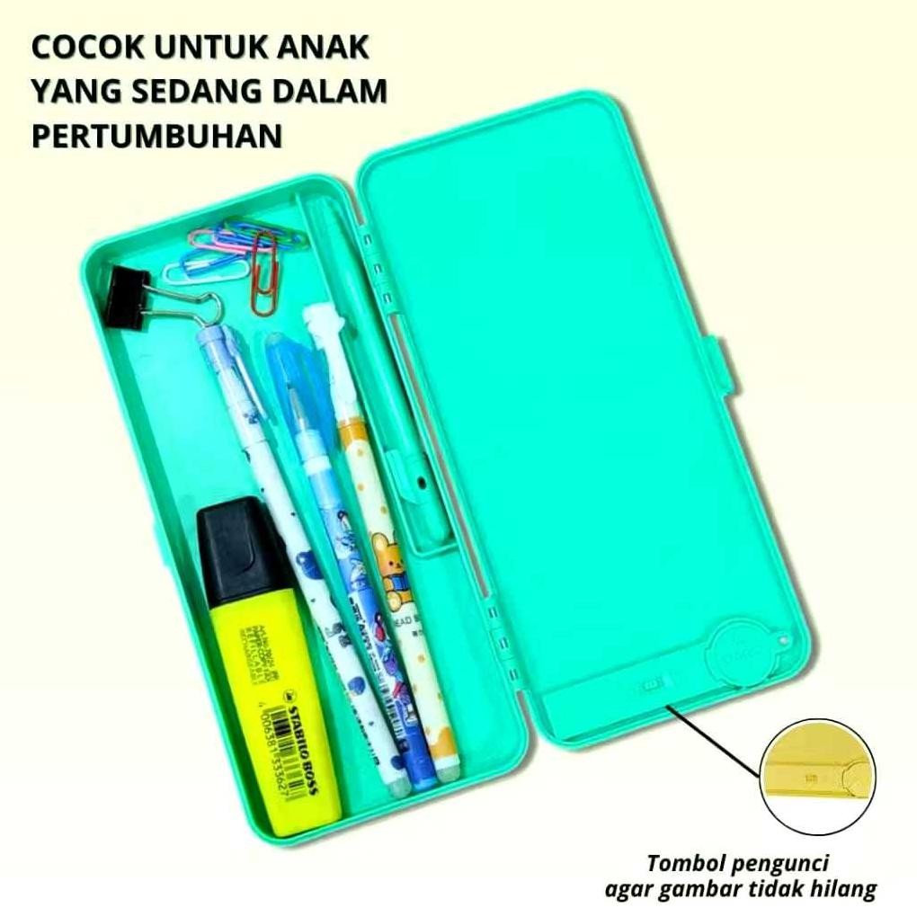 

Trendi Ab121 Kotak Pensil Case Besar Lcd Writing Drawing Box Case Ukuran Besar Pencil Drawing Pad Edukasi 2In1