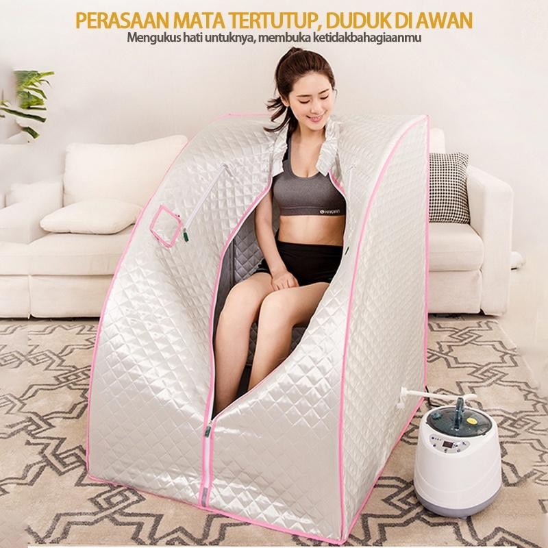 Kotak Sauna / Portable Steam Sauna Alat Pelangsing Tubuh / Alat Spa /Alat Mandi Uap