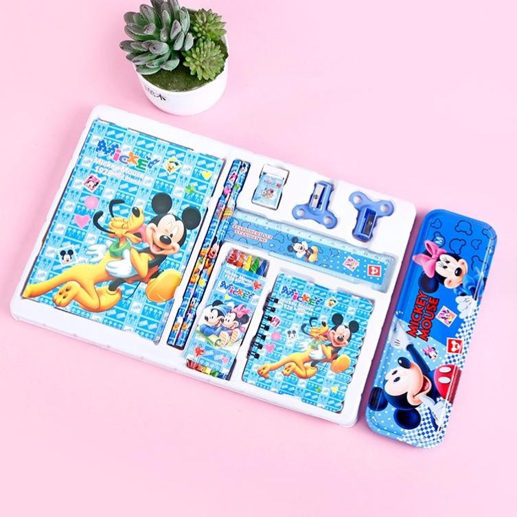 

Satisfaction Sao - S5982 Set Alat Tulis 8 In 1 / Set Alat Tulis Anak Motif Kartun / Set Alat Tulis 8 In 1 Lucu / Stationery Set 8 In 1 Lucu
