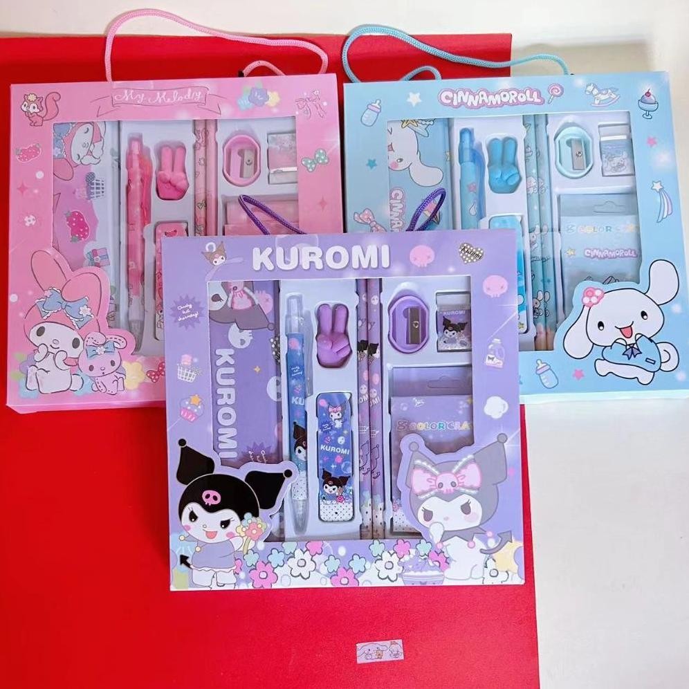 

Original Paket Alat Tulis Set 9 In 1 Alat Tulis Set Lucu Karakter Stationery Anak Alat Perkakas Belajar Set Alat Tulis Kuromi Hadiah Alat Tulis Siswa Sanrio Murah