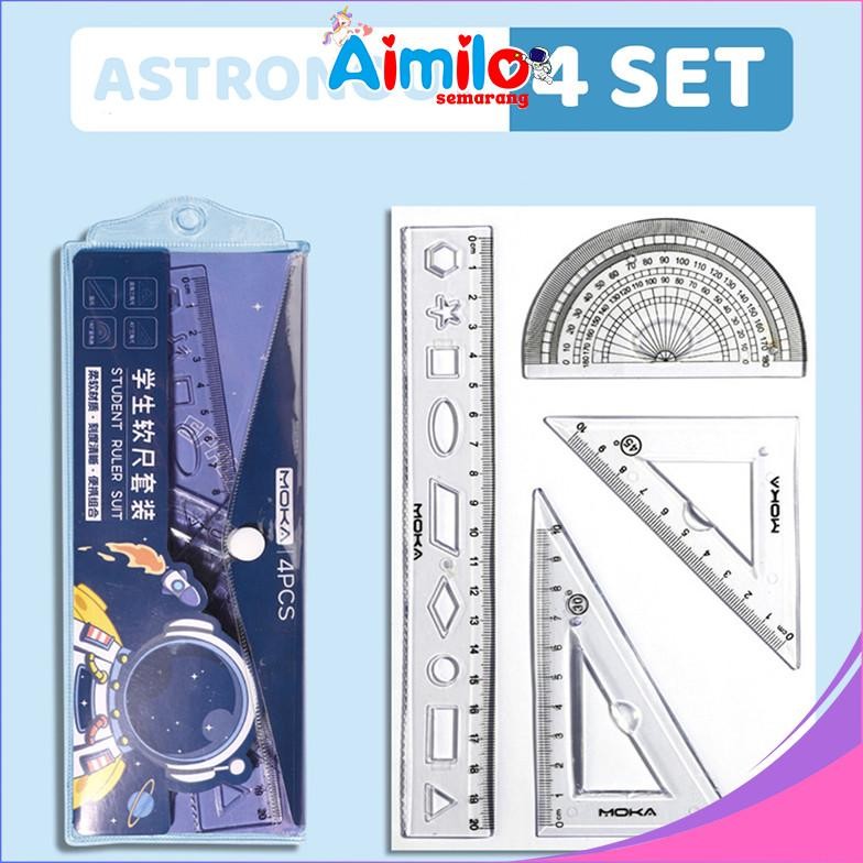 

Mudah Aimilo Penggaris Segitiga Busur Dan Lurus Fancy Anak / Premium Ruler