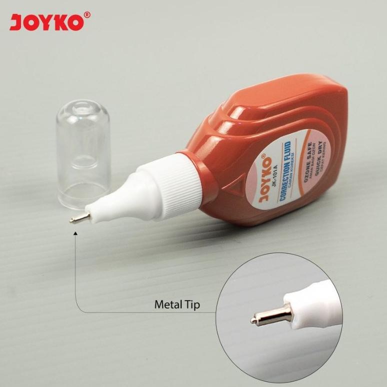 

Kenyamanan Correction Fluid/Tipe-X Cair Joyko Jk-101A ( 1Pak/12Pcs )