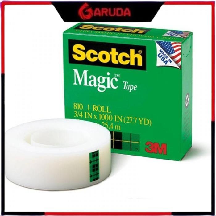 

BARU 3M 810 SCOTCH MAGIC TAPE 18MM X 36Y