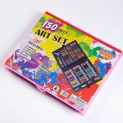 

Terbaru 150Pcs Crayon Set Art Set Isi 150 Pcs Pensil Warna Set Anak Crayon Full Set Alat Lukis/Crayon Kekinian Praktis