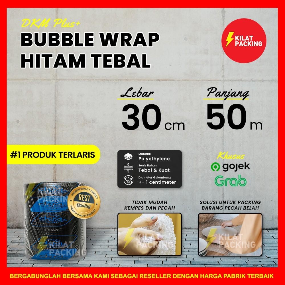 

Bubble Wrap Uk. 30Cm X 50M - Hitam Premium Quality Delkomas