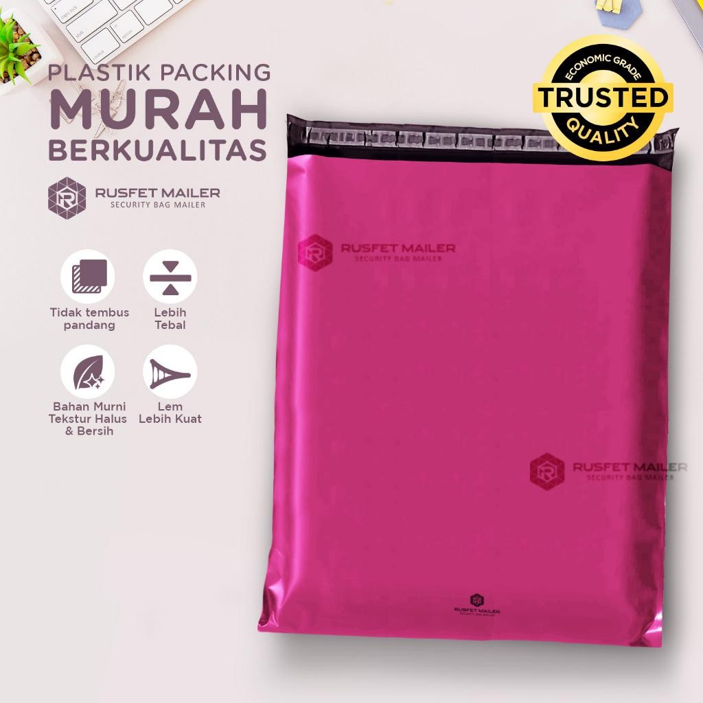 

Amplop Plastik Packing Baju Kado Polymailer Warna Pink Pack Low Cost