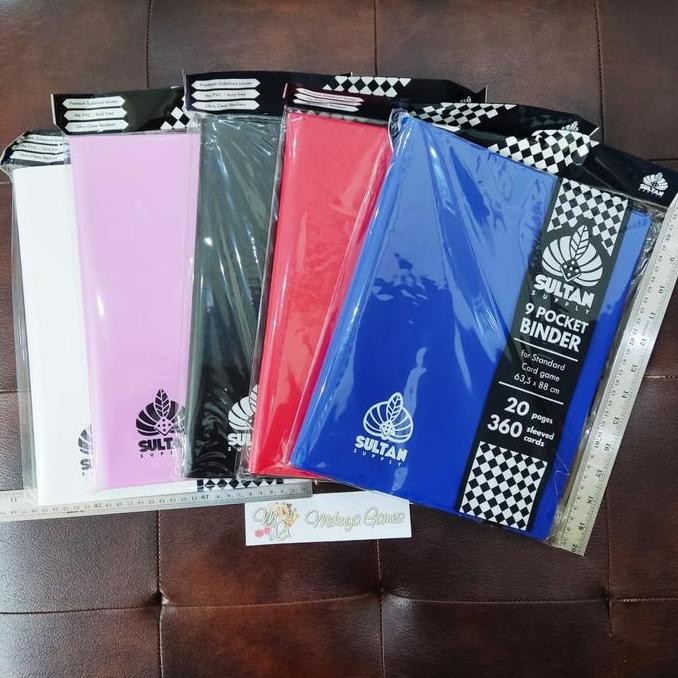 

BRG BARU Sultan 9 Pocket Binder Buku Sleeves 360 Kartu