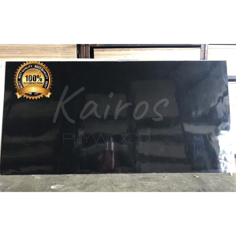 TERMURAH Triplek Melamin Hitam 3mm Kilat / Multiplek Melamin Hitam Glossy -100