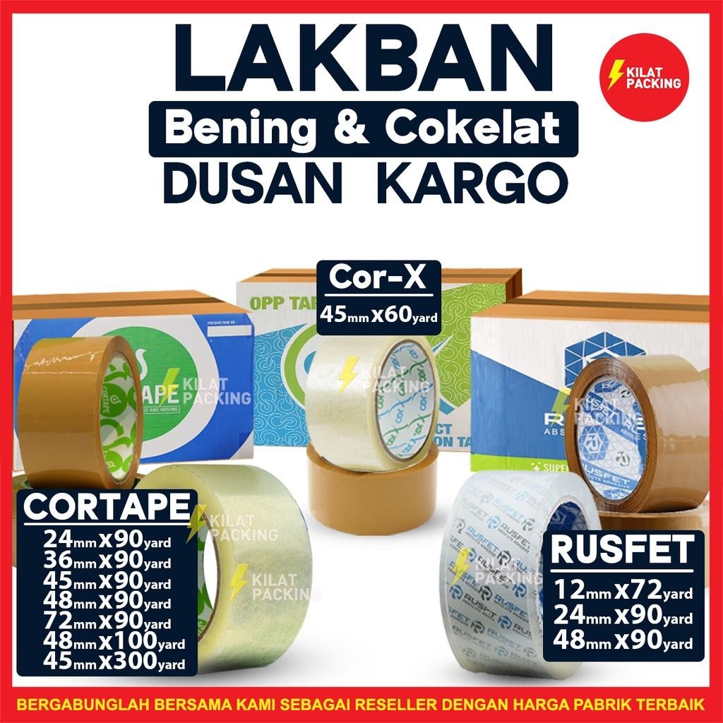 

Isolasi Solatip Bening Cokelat Selotip Opp Tape Lakban Plaskban Dus Kargo